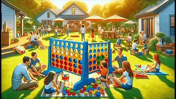 🎲 GoSports 3 Foot Width Giant Wooden 4 in a Row Game | Best Giant Yard Connect 4 🎮