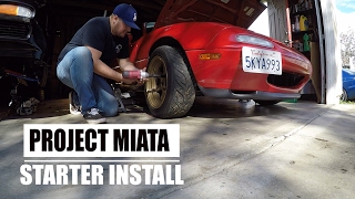 HOW TO INSTALL STARTER MAZDA MIATA