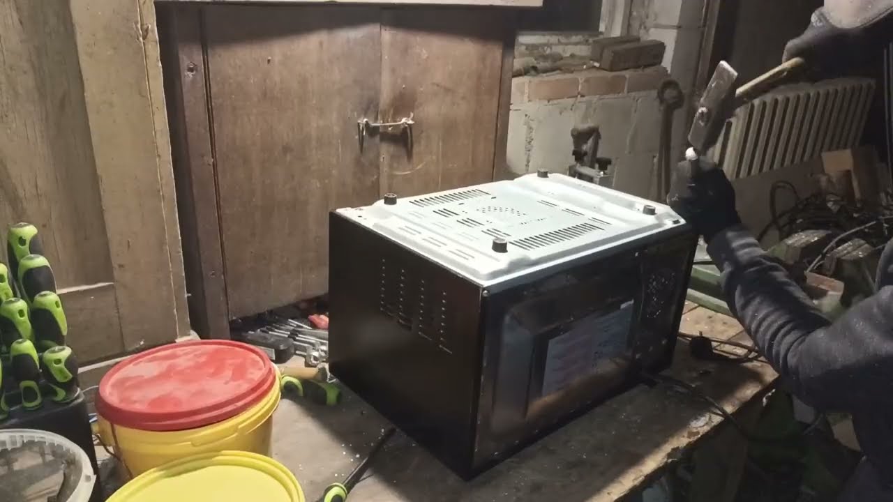 Pierwszy raz z Mikrofalówką. Rozbiórka i wynik.