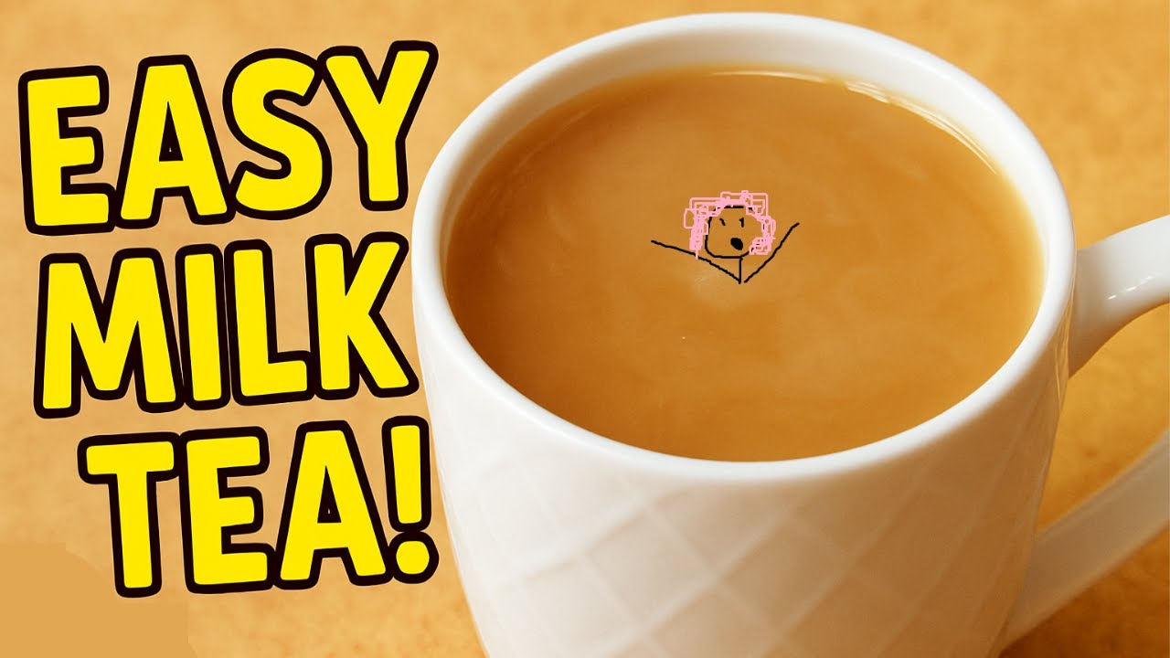 How to Make Simple Milk Tea at Home (Using Tea bags!) - YouTube