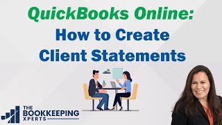 How to Create Client Statements in QuickBooks Online