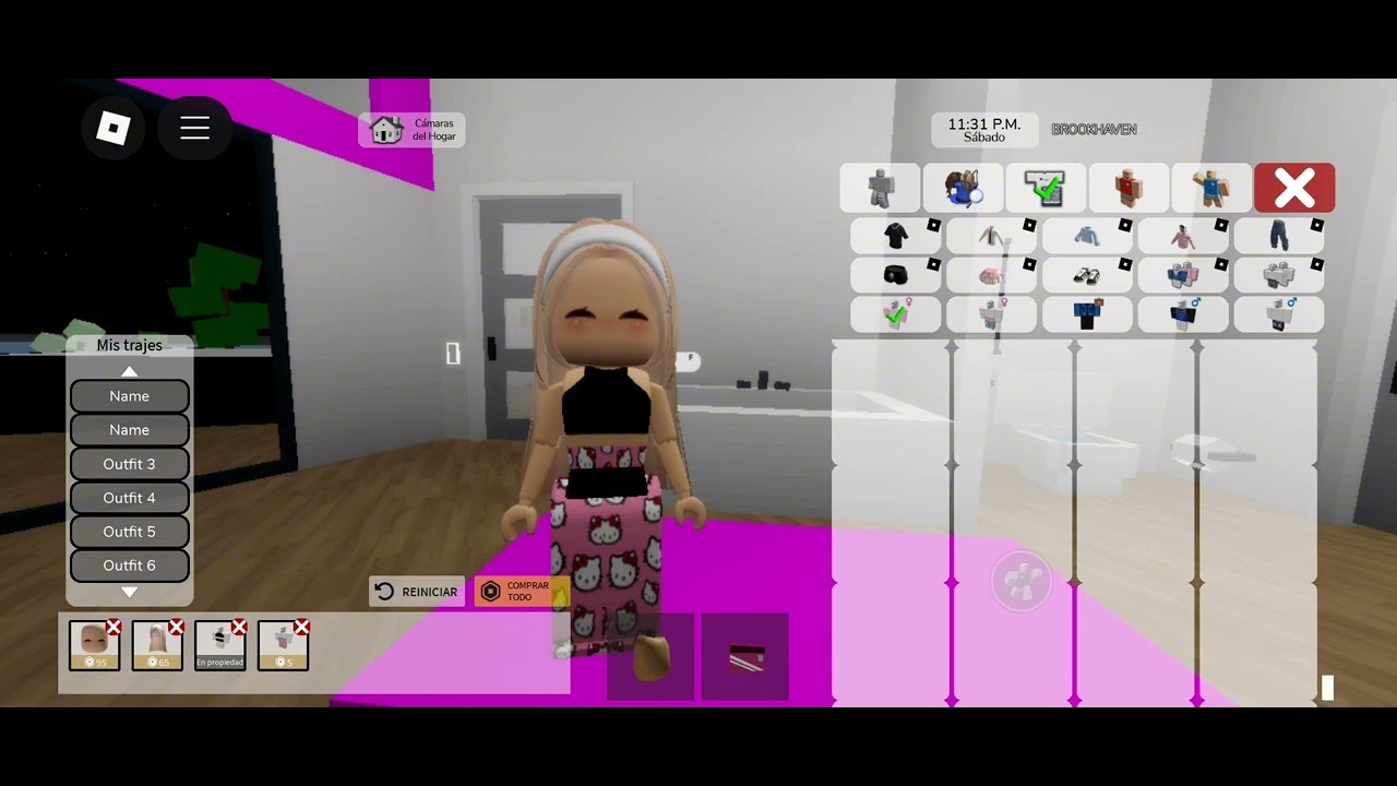 Un dia normal en BROOKHAVEN en roblox 💫