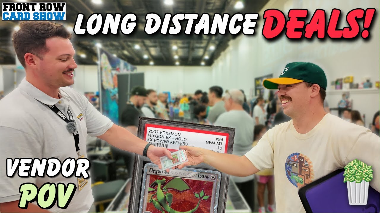 This Buyer Was Across The COUNTRY! San Diego Front Row Card Show Vendor POV Day 1!
