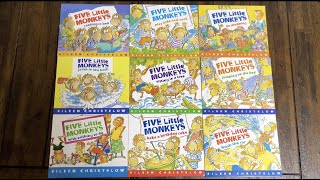 小ざかな絵本かん』Five Little Monkeys シリーズ 英語絵本9冊 