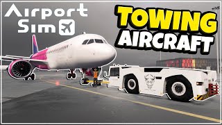 GROUND CREW LEFT THE HATCH OPEN - AIRPORT SIM - FIRST LOOK
