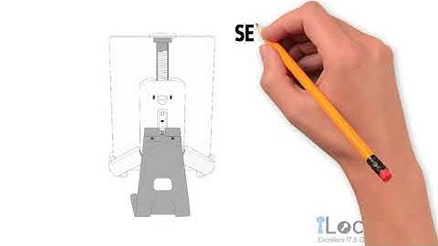 iLock Flexible Tablet Stand & Lock for 7.9" - 13" - IL968WL - Video