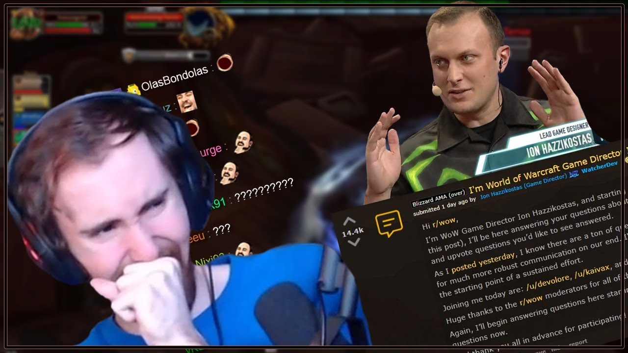 Asmongold Reacts to the WoW Developer AMA With Mcconnell