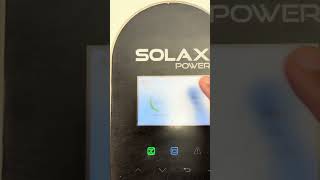 #solar #battery #wifi solax 8kw result peak time