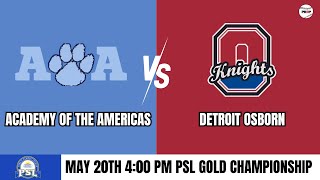 Long Ball Live || Detroit AOA vs Detroit Osborn || Full Livestream