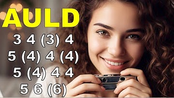 AULD LANG SYNE HARMONICA ( C DIATONIC ), ARMÓNICA C, TABS, BLUES HARP C, GAITA DE BOCA C MUNDHARMONI