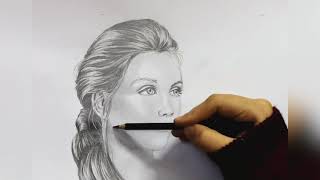 رسم الوجه بالنسب المظبوطة Drawing the face according to the correct proportions