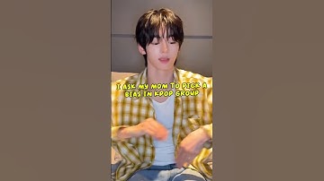 i ask my mom to pick a bias in kpop group #kpop #tws #ive #aespa #h2h #skz #straykids