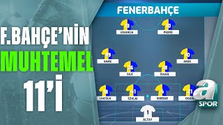 Fenerbahçenin Dinamo Kiev Karşılaşmasında Sahaya Çıkması Beklenen 11İ A Spor Spor Gündemi