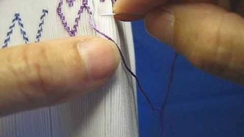 Smocking 101-Lesson 3 Part 3 - The Trellis Stitch