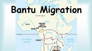 The Bantu in African History