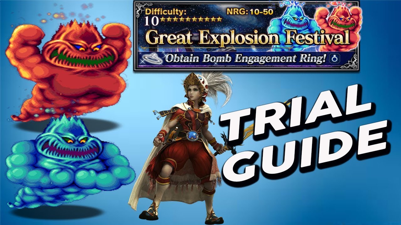 Final Fantasy Brave Exvius - Great Explosion Festival Guide (Non - Budget)
