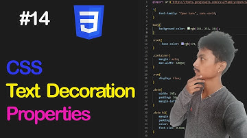 CSS Text Decoration Properties || Beginners in-depth guide to CSS || Part 14 (With Notes)
