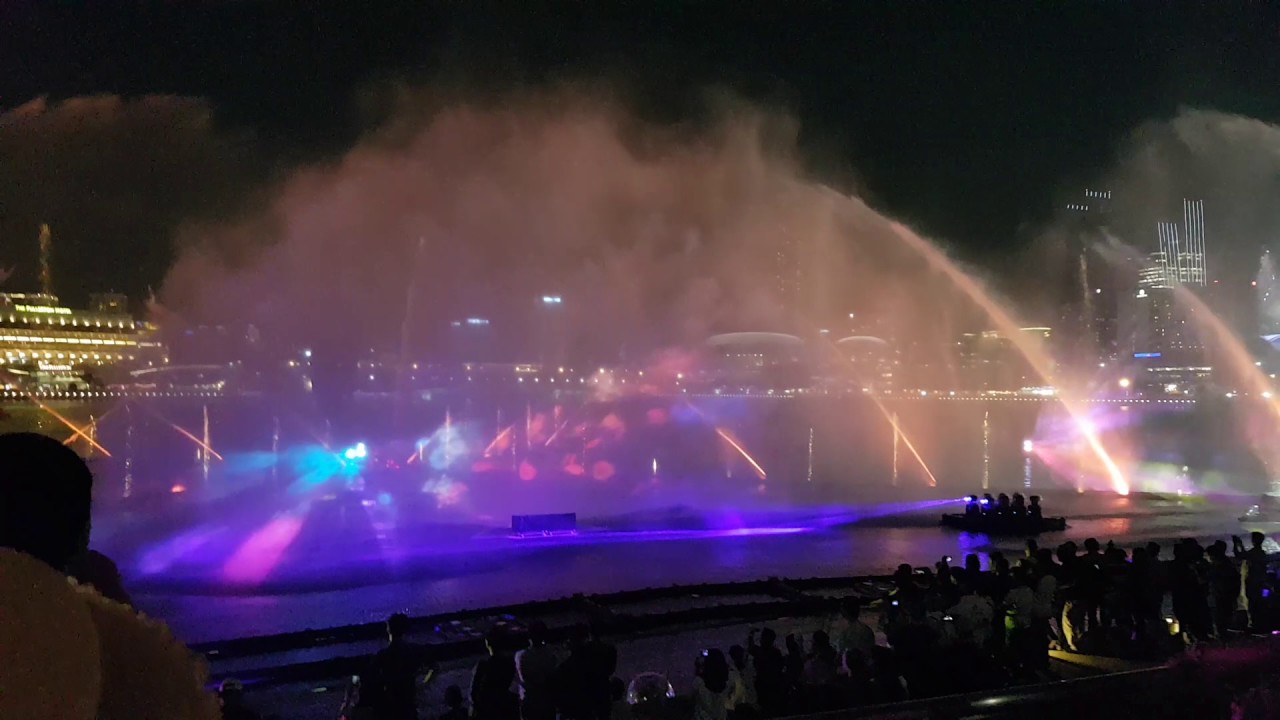 Marina Bay Lights Show YouTube