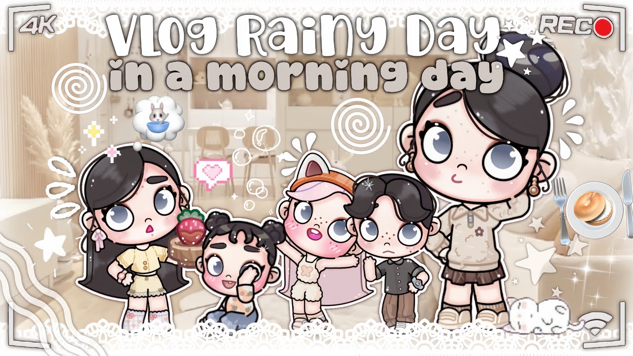 DRAMA AVATAR WORLD || VLOG RAINY DAY IN A MORNING DAY || AESTHETIC VLOG