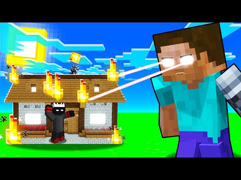 UYIMNI YONDIRIB TASHASHDI 😭 ALMAZ TOPDIK LEKN... 😍 HEROBRINE BILAN MINECRAFT 5