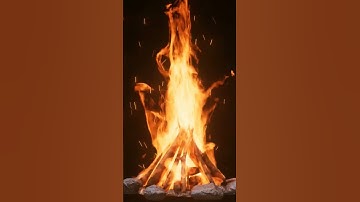 Campfire Simulation #animation #fxsimulation #vfx #course #houdini #course #education #udemy