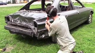 2001 Hyundai Sonata Derby Build Episode 9: Lets Crease