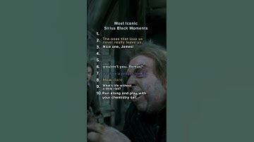 Sirius Black’s most iconic moments #HarryPotter #SiriusBlack