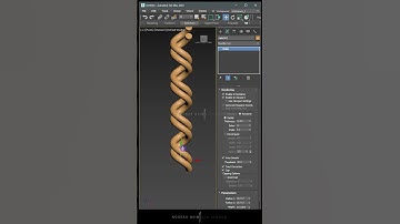 How to make a rope in 3ds max
