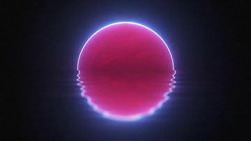 Vaporwave Sun Looping animation is done using after effects