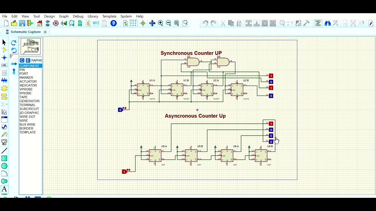 Penjelasan Synchronous Counter Up dan Asynchronous Counter Down ...