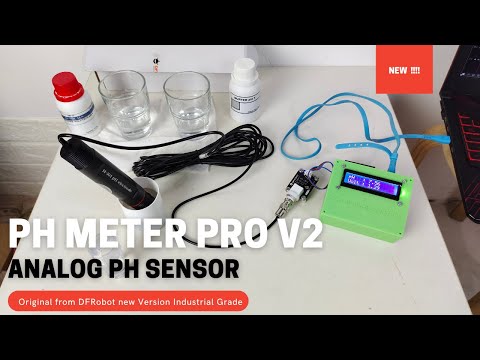 Tutorial pH meter pro V2 dfrobot gravity with ESP32 use Arduino IDE