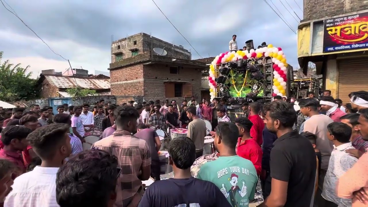Jai Bajrang Dhumal Group, Tumsar. Ganesh Visarjan Warud. 2023