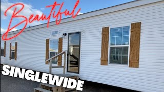 BEAUTIFUL single wide mobile home! You'll love this one! House Tour