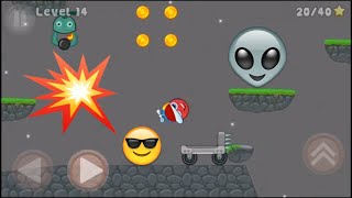 красный шар и соня.игра мультфильм. несносный красный шар. red ball. game