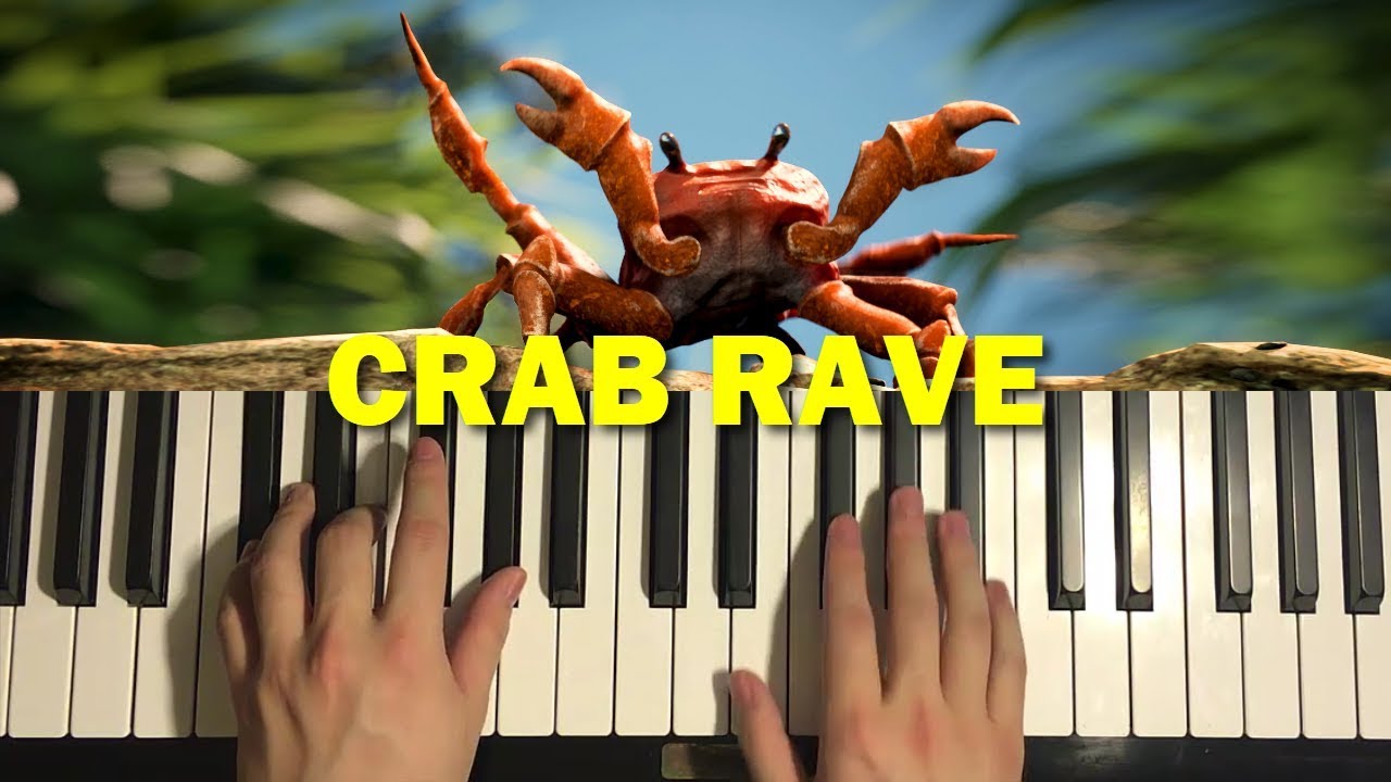 roblox crab rave piano sheets