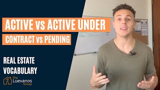 Active vs  Active Under Contract vs  Pending