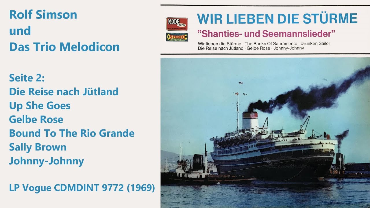 Wir Lieben Die Stürme Text Und Noten Rolf Simson & Das Trio Melodicon - LP Wir lieben die Stürme - Seite 2