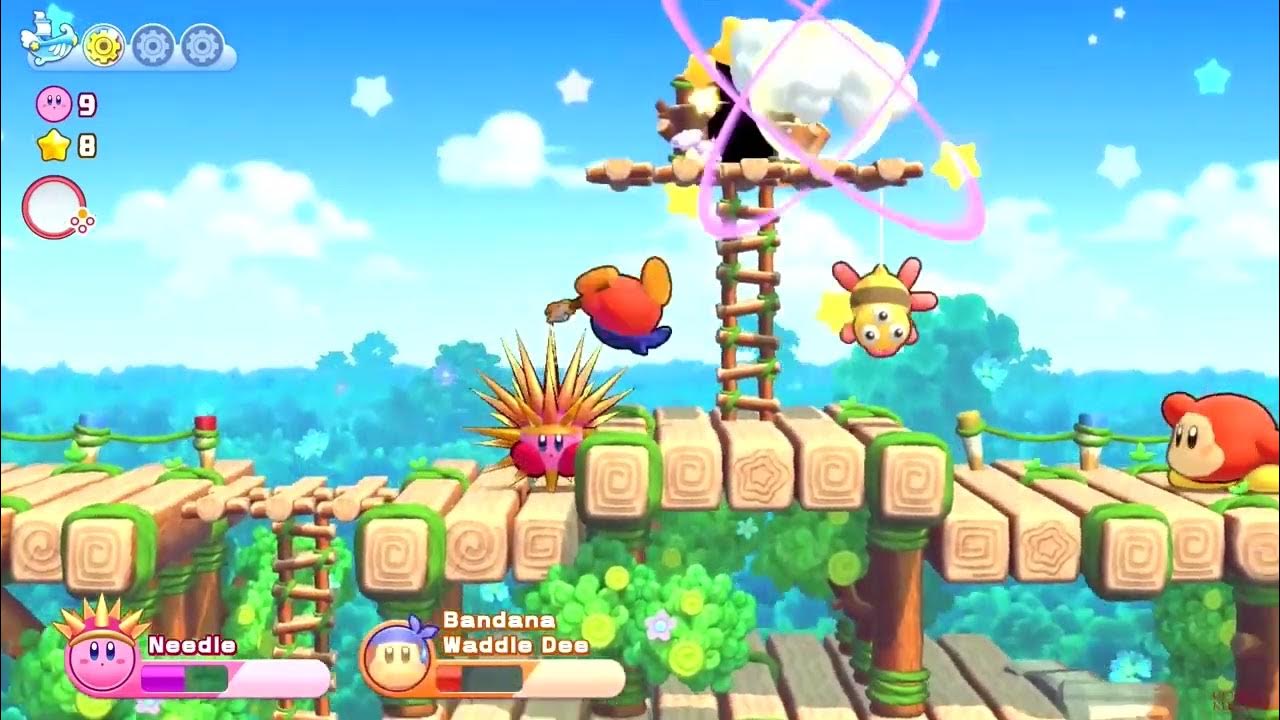 Kirby's Return to Dream Land Deluxe Extra Mode CoOp Hard Gameplay