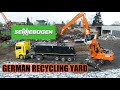 Sennebogen Material Handlers in German Recycling Yard