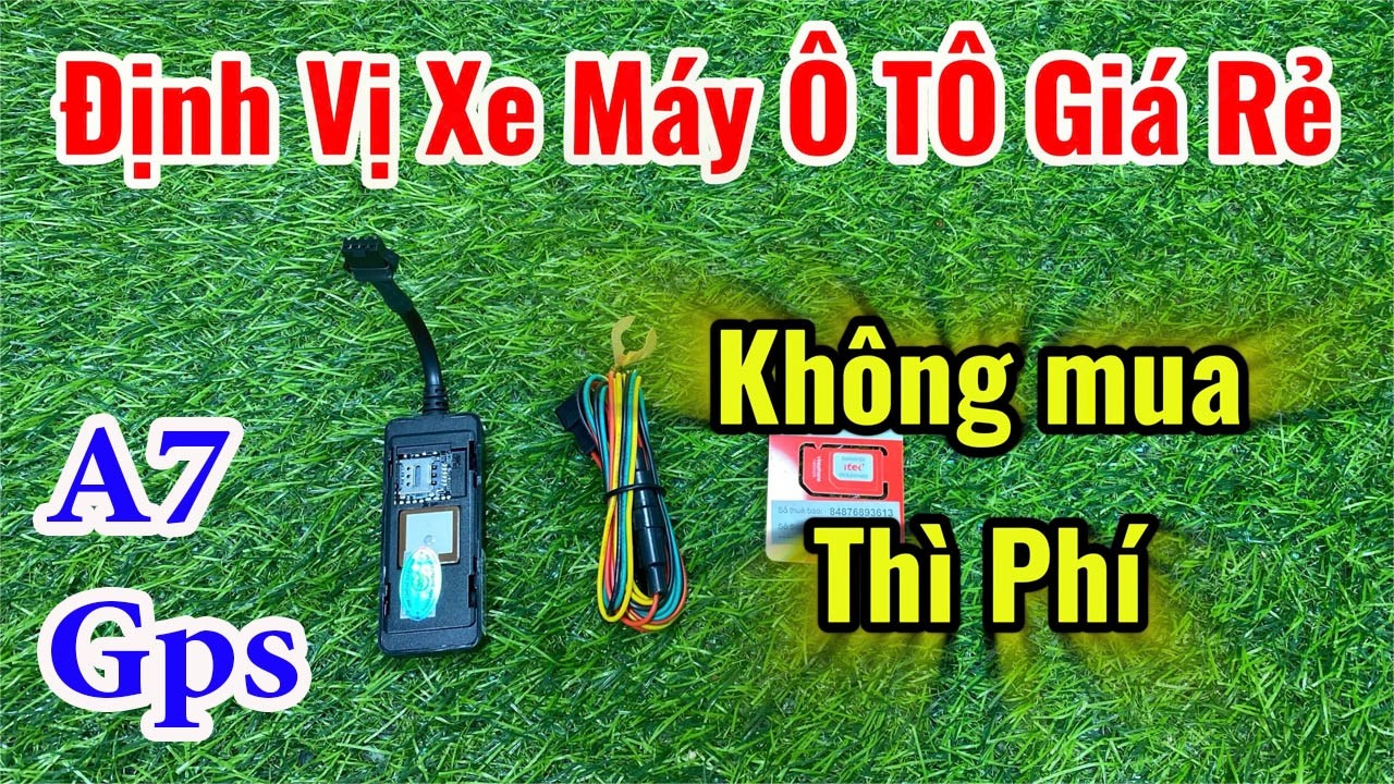 Định Vị Siêu Nhỏ Có Dây A7 CHUYÊN LẮP Cho Xe Máy Ô TÔ Xe Điện Cực Chuẩn Xác Xe Đi Đâu Cũng Biết Hết