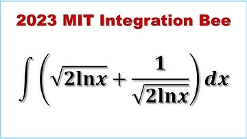 Solving Integral from the 2023 MIT Integration Bee | MIT Integral Bee