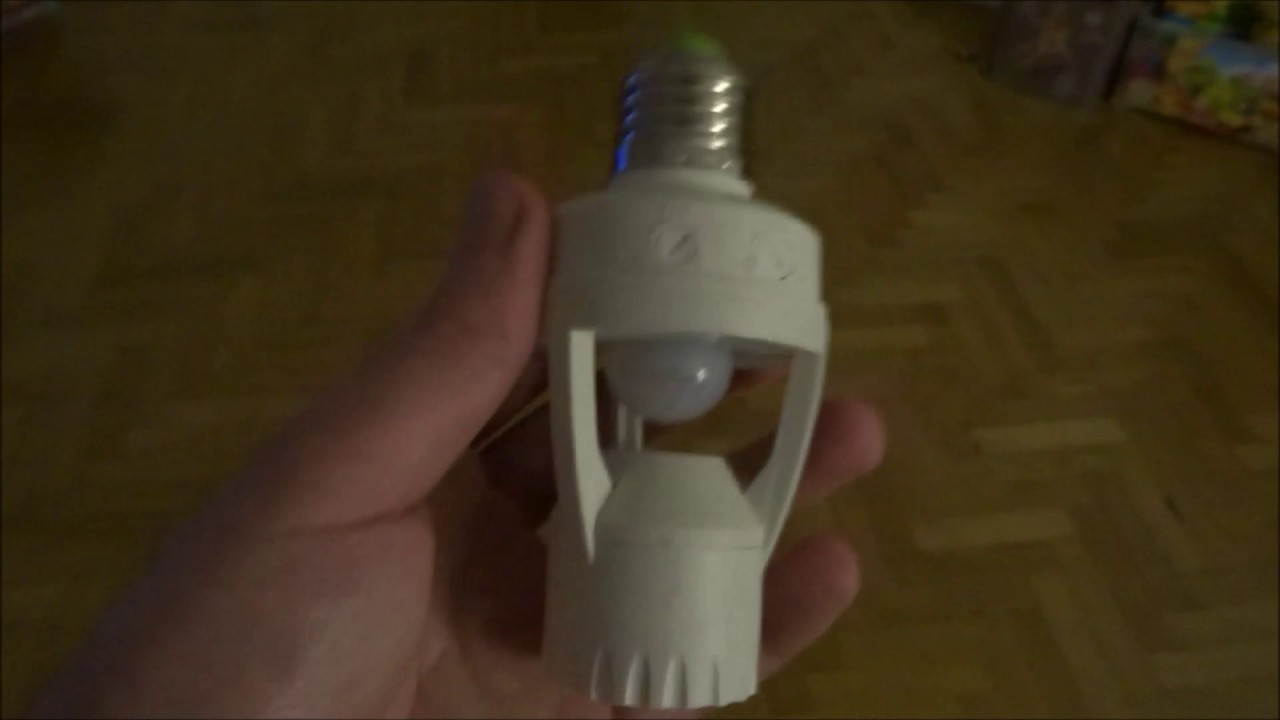 Ampoule LED à détecteur de mouvement