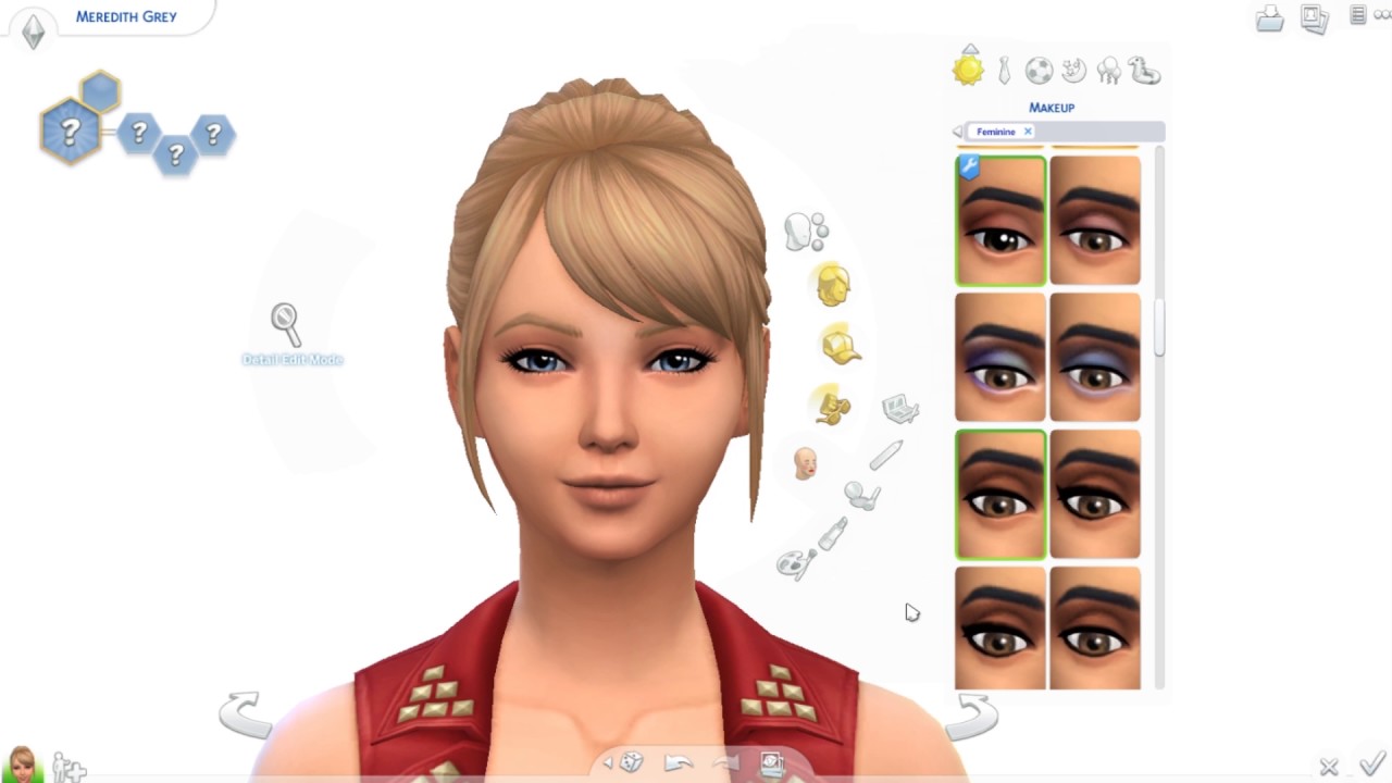 Sims 4 CreateASim Episode 18 Meredith Grey YouTube