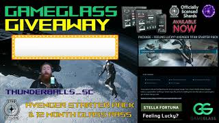 Star Citizen Live: Game Glass Giveaway #2 Winners Draw Now with Audio