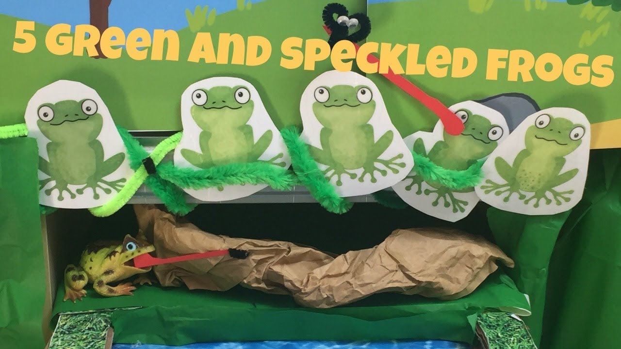 Cinque Piccole Punteggiato Rane Five Little Speckled Frogs Canzoni Inglese Per Bambini Youtube
