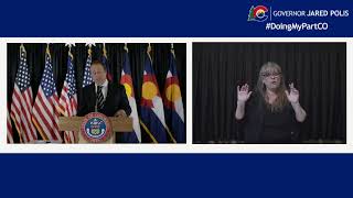 Governor Jared Polis COVID-19 Update (April 29, 2020)