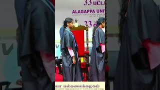 My Daughter Deepika Muthukumar Got Gold Medal In Her UG # Convocation #alagappauniversity #33rd