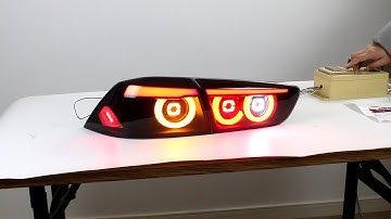Mitsubishi Lancer Evolution X JDM LED Tail Lights