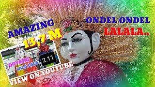 Lucu Ondel ondel Nyanyi Lagu Lala Lala - Ondel ondel Betawi