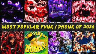 TOP 10 MOST POPULAR FUNK / PHONK TRACKS 2026🔥